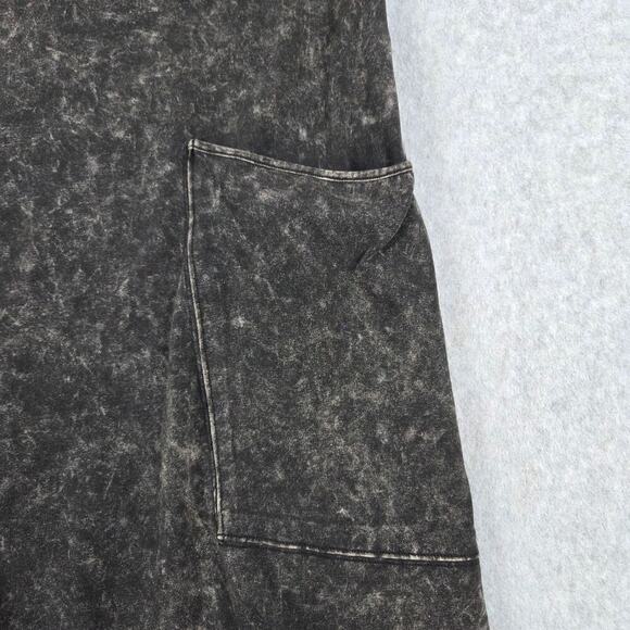 Zenana Womens Size Small/Medium Ash Black Acid Washed Jumpsuit Back Pocket - Picture 9 of 16